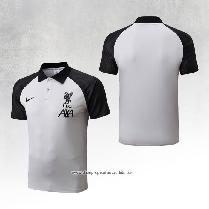 Liverpool Shirt Polo 2022-2023 Grey